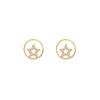 Korean micro-inlaid zircon star stud earrings women's design sense niche light luxury new earrings fashion temperament earrings