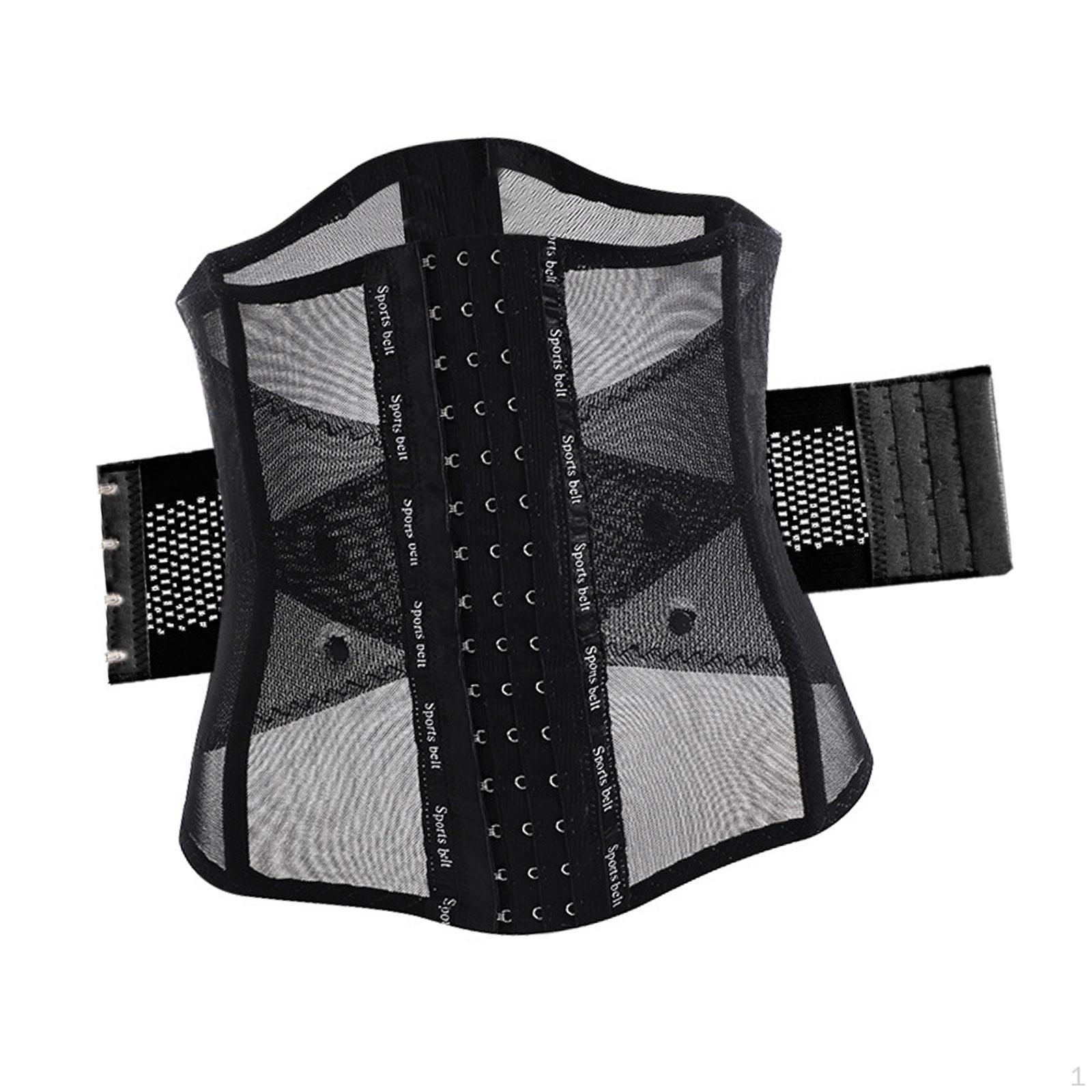 Женский Пояс-Корсет для Талии и Живота, Корсет-Утяжка, Корректор Фигуры для Бега и Тренировок Black S