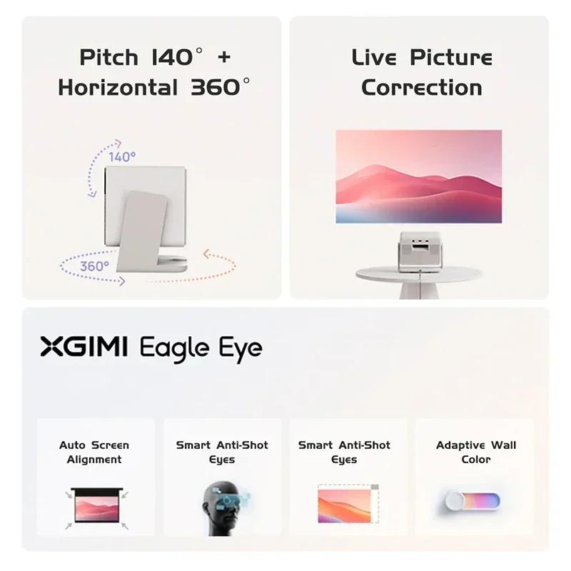 XGIMI RS 10 Mini Triple Color Laser Projector 1080P Eye Care PTZ 800CVIA Smart 4K Video Home Theater 3D Android Wifi Cinema