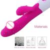 Silicone G Spot Dildo Rabbit Vibrator 30 Speed Rechargeable Women Dildo Female Vagina Clitoris Stimulation Massager Adult Sextoy