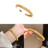 Vintage Cross Bracelet With Cz Zirconia Copper Gold Plating For Fashion Enthusiasts