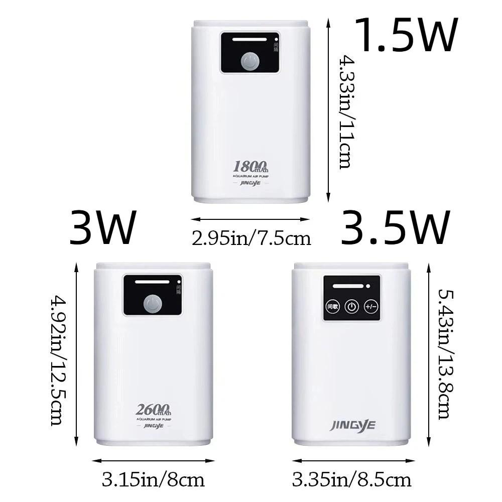 Ultra-Quiet Aquarium Oxygen Pump Low Noise Fishing Oxygen Pump Fish Tank Aerator  Outdoor Fishing