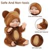1/6PCS Mini Children'S Dolls Realistic Animal Clothing Cute Children'S Gifts Easter Birthday Valentine'S Day Christmas Gifts