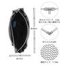 SANLIKE Landing Net, Aluminum Oval Frame, Large Landing Net, Foldable Net Frame, Rubber Coated Net, S Size