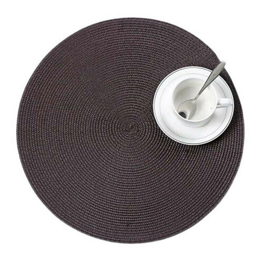 Durable Table Decoration Coffee Cup Weave Tableware Table Mat Placemat Coaster Tea Cup Pad