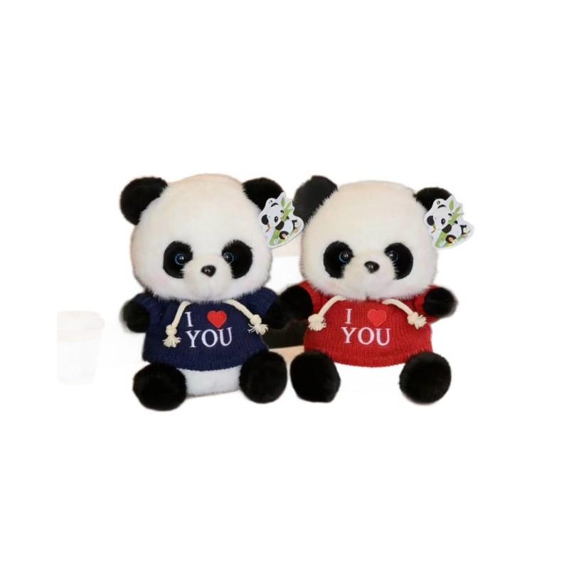 Panda Plüschtier mit PP-Baumwollfüllung Perfekt für Kinder und Sammler