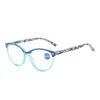Fashion Reading Glasses Anti-Blue Light Women'S Comfortable Reading Glasses Round Reading Glasses