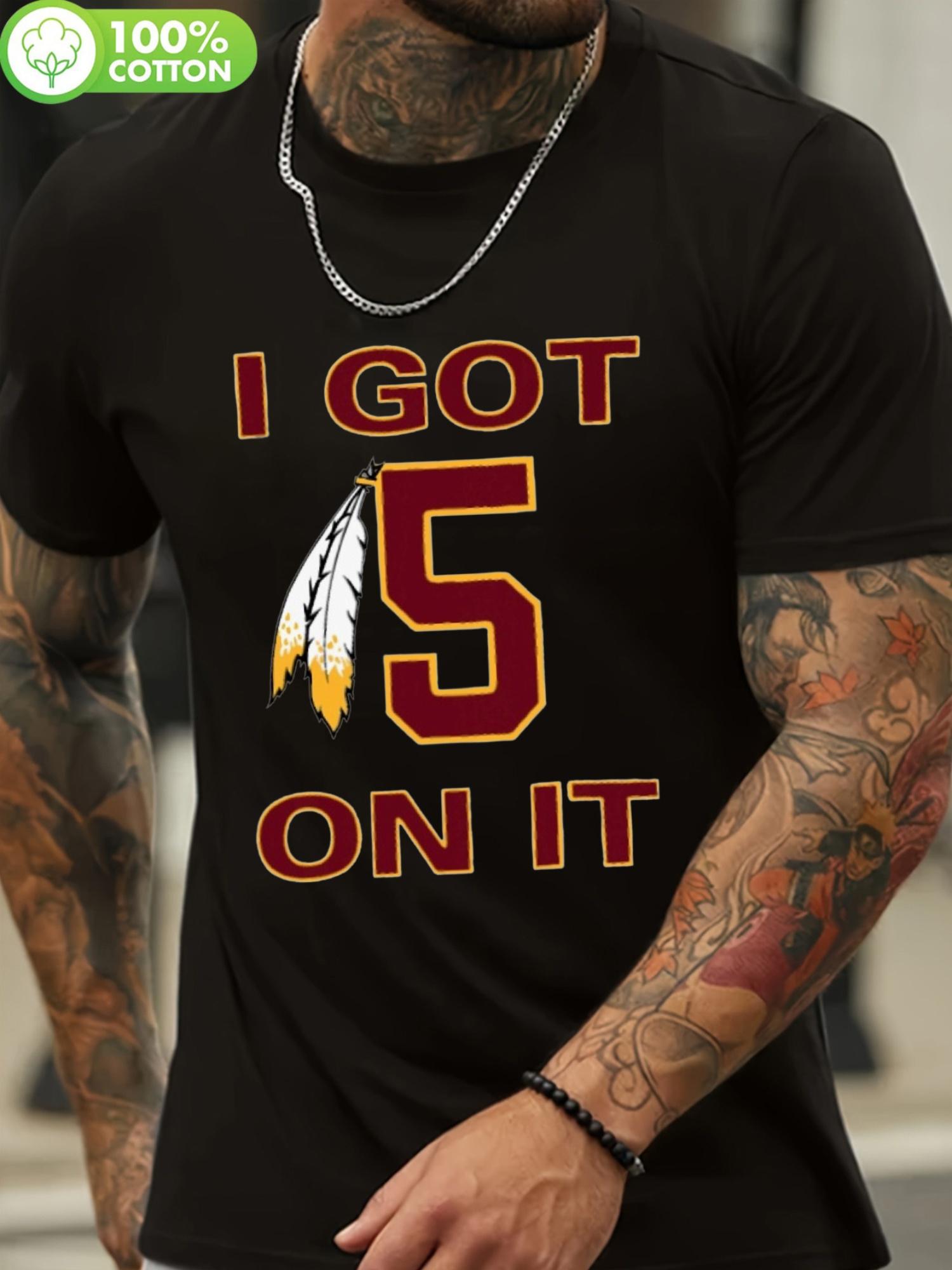 I Got 5 On It  Graphic T-shirt - Casual Crew Neck Short Sleeve S