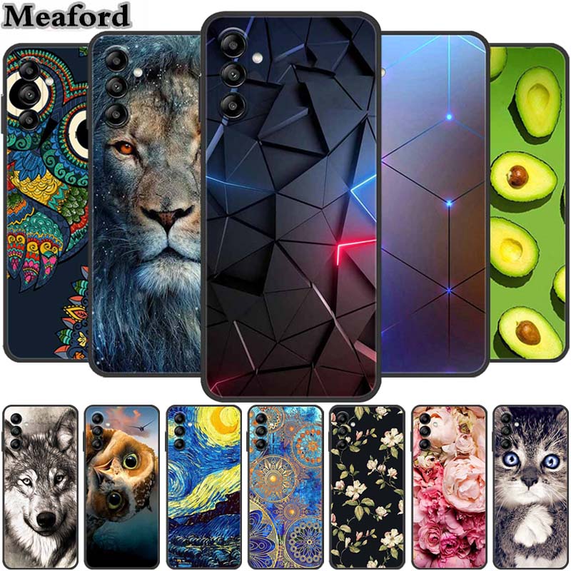 For Samsung Galaxy A14 4G 5G Case Luxury TPU Soft Silicone Back Cover Phone Cases for Samsung A15 4G 5G SM-A145 Protective Funda