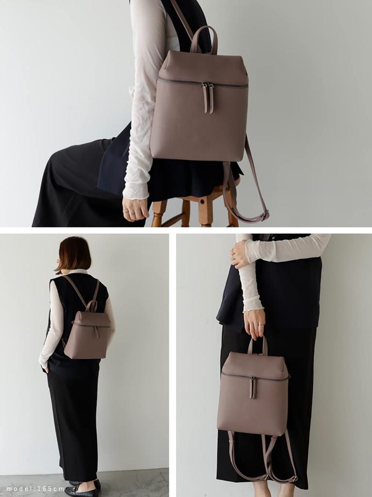 Gratante Square Mini Backpack, Women's Commuter Backpack, abb-g0041 (Old Plum)