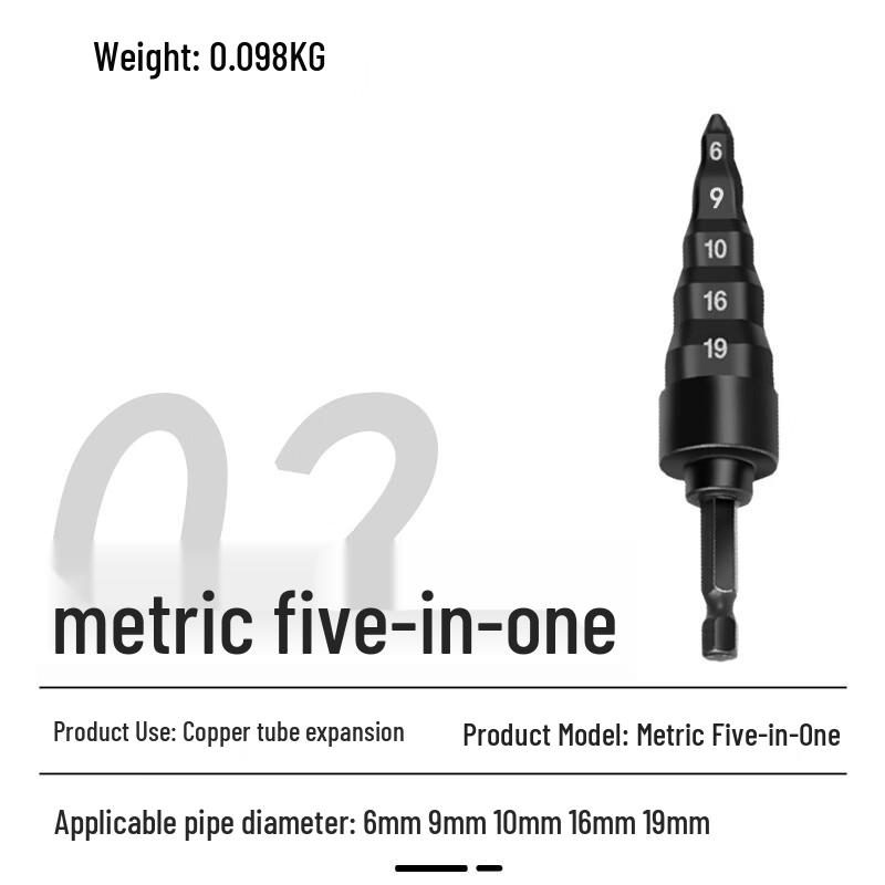 Junlun Metric 5-in-1 Electric Copper Tube Expander and Flaring Tool