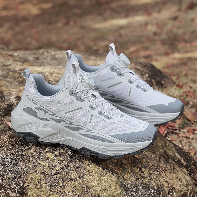 Fashion Couples Platform Sports Shoes Men Rotary Buckle Men's Hiking Shoes Outdoor Thick Sole Running Shoes Women's Casual Sneakers