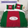 SV Zulte Waregem Pattern Bedding uilt Set uilt Cover Pillowcase Home Decoration Birthday Gift (1 * duvet cover + 2 * pillowcase without core)