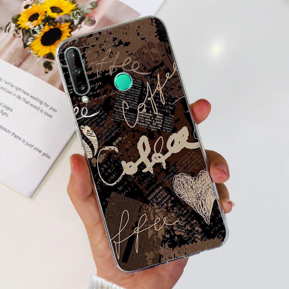 For Huawei Y7p 2020 Case Honor 9C Silicone Cover Fashion Butterfly Clear TPU Fundas For Huawei P40 Lite E ART-L28 ART-L29 Bumper