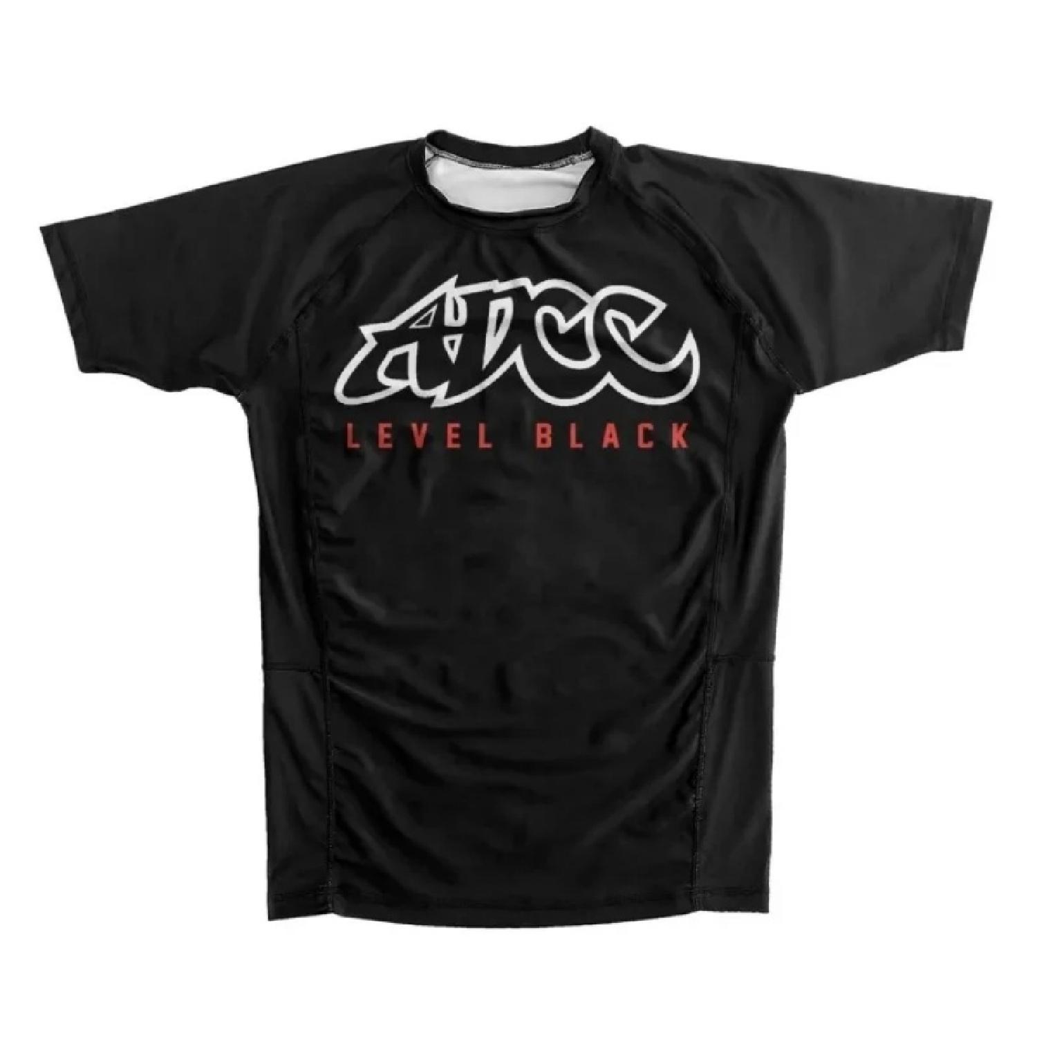 ADCC Buchstabenaufdruck Basketballtrikot Kurzarm-T-Shirt Lässig Street Tee Herren Damen Sommeroberteile Übergroß Schnelltrocknende Kleidung XXL schwarz
