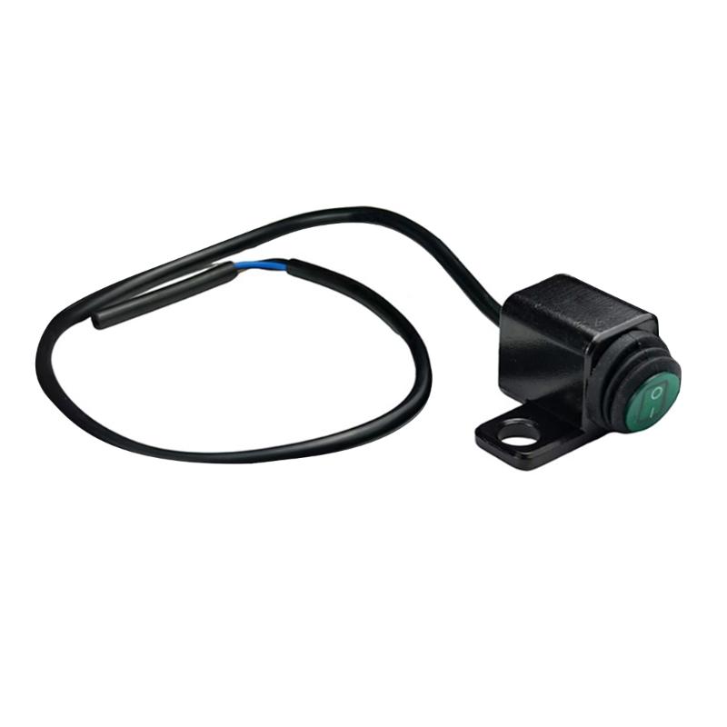 Universal Motorcycle Light Switches Mount with Green LED Indicator Hassle Free Setups Bike Handlebar Light Control Switches