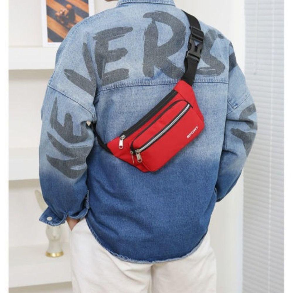 Anti Splash Sport Fanny Pack Large Capacity Mobile Waist Bag Walking Running Waist Bag  Women