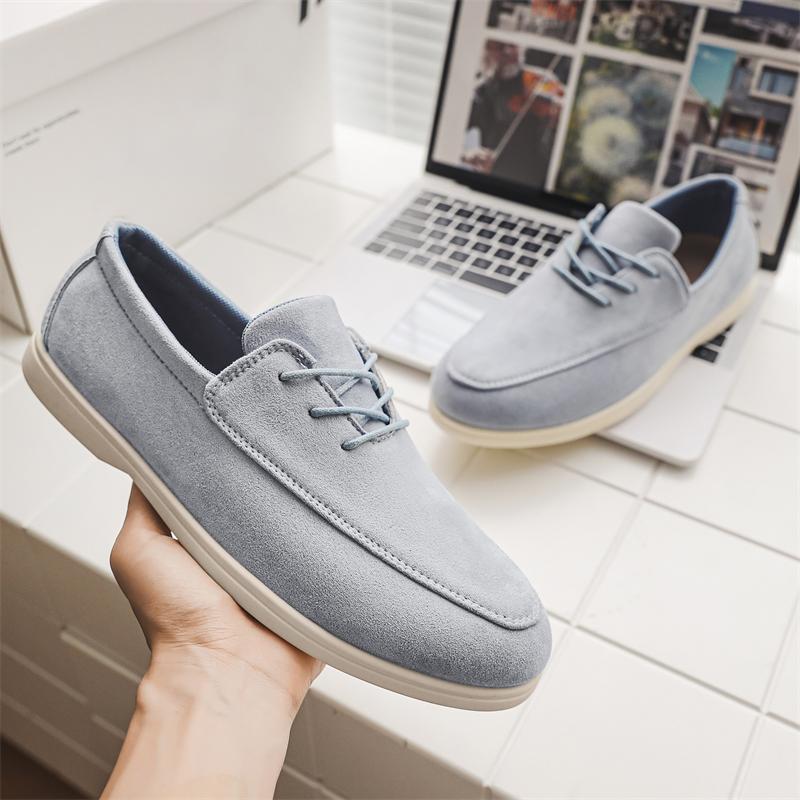 Fashion Men's Slip On Loafers Fashionable versatile Lightweight Breathable Comfort Shoes Non-Slip Soft Sole Daily Walking 2025 New