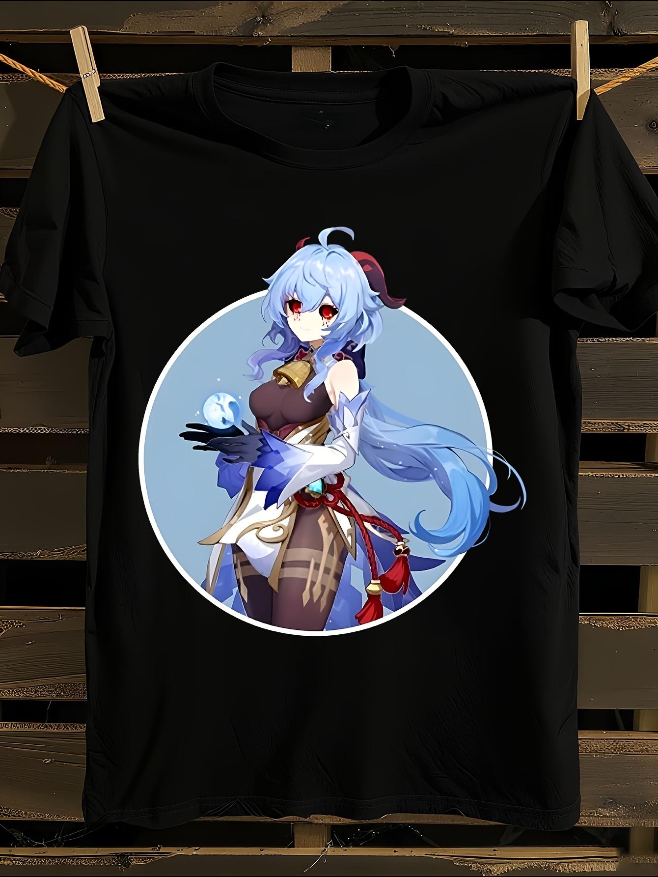 Unisex Genshin Impact Gan Yu Anime T-shirt XXXL