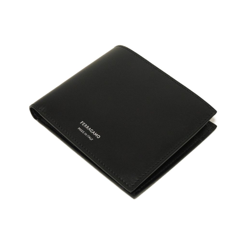 Used 9896 Bifold Wallet 661329 7941 Current RFID coin purse Unused New logo Black Men's from Japan AUTHENTIC