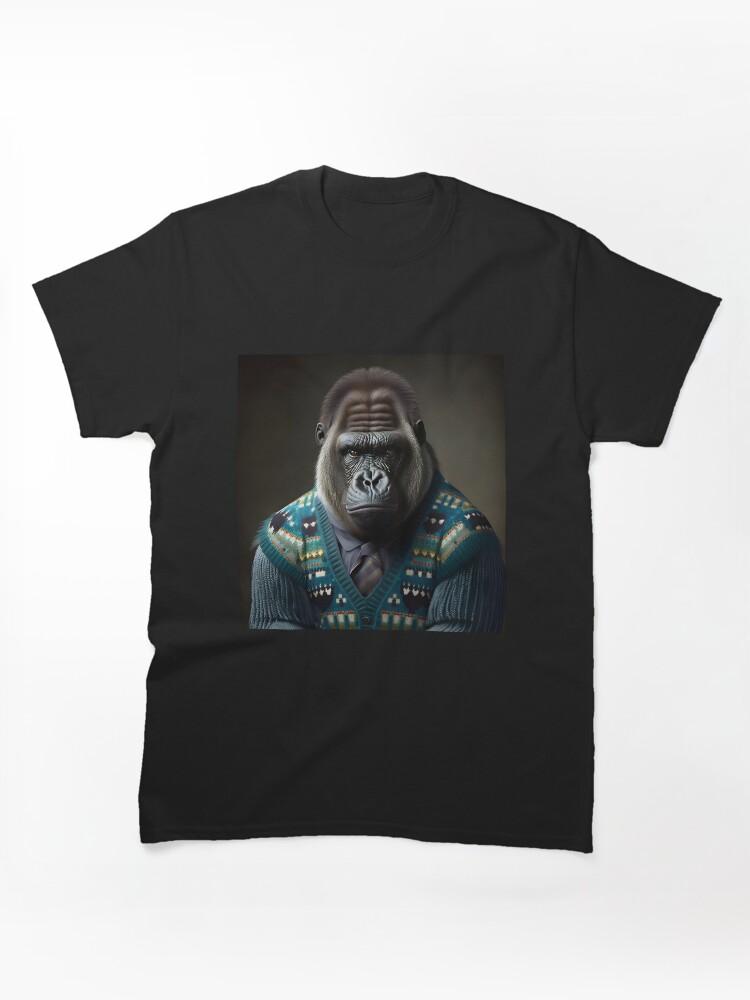 Gorilla Tag Gorilla in a Sweater - Animal Art Classic Unisex T-Shirt