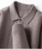 2025 Herren 100% Wolle Revers Pullover: Modische, Warme, Lässige Strickwaren für Herbst/Winter