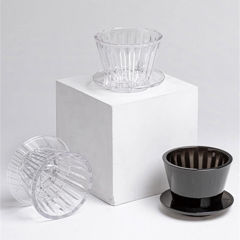 Coffee Filter Cup Dripper Manual Pour Over Coffee Filter Plastic Espresso Tools