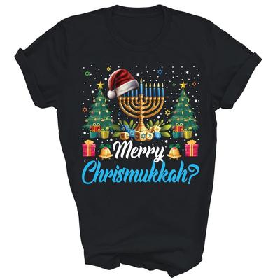 Fröhliches Chrismukkah Weihnachten Chanukka Unisex Shirt Geschenk