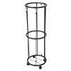 Ball Storage Basket with Wheels Silent Universal Casters Storage Rack Multi Sport Ball Holder For Home Gym School