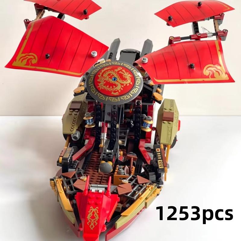1253 Pcs "Nien" Series Building Space Ships "Jaya" and Combat Vehicles Toys. Suitable As Christmas and Birthday Gifts. 70738