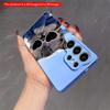 2DFlat Samsung phone case Heart-Sunglasses Cat in Blue Hoodie Applicable to Galaxy S22 S23 S24 S25ULTRA S26 A12 A13 A14 A15 A16