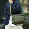Minimalist Men's Shoulder Bag Large Capacity Durable Men's Crossbody Bag Waterproof Nylon Multi-Compartment Casual Men's Bag
