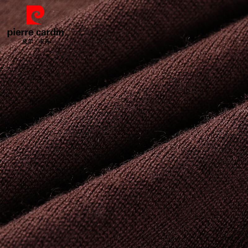Pierre Cardin Men's 100% Pure Wool Short Sleeve Half Turtleneck Sweater