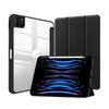 Case PrimeFolio for iPad Pro 11 (2022-2021) iPad Air 11 M2 (2024) iPad Air 10.9 (5-4 Gen.) Black/transparent