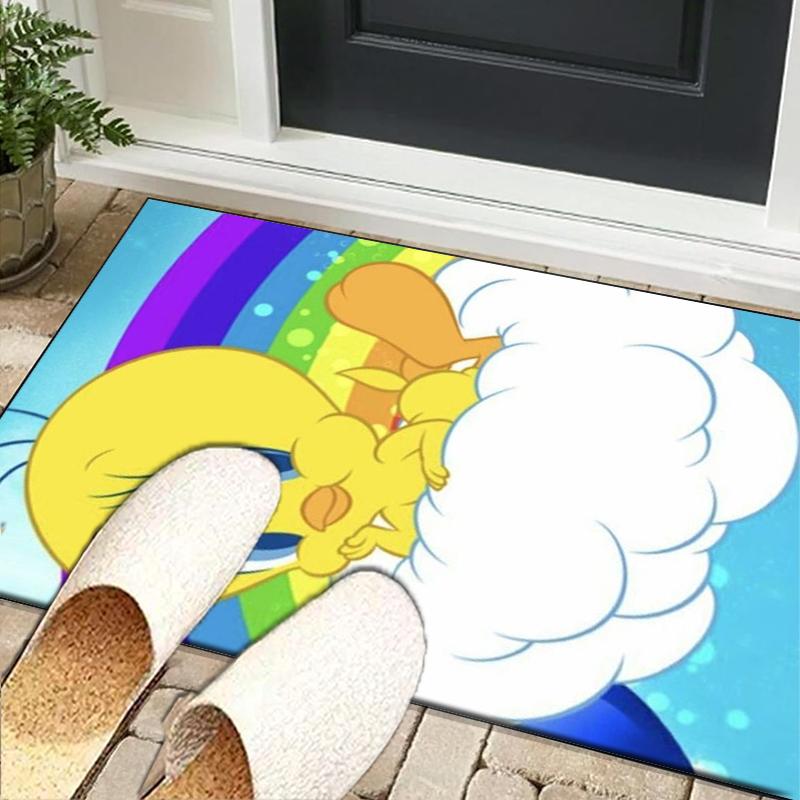 Yellow Bird Office Rug Chair Mat, Game Carpet, Suitable for Front Door, Bedroom, Living Room, Desk, Holiday Gift