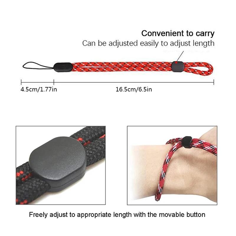 Adjustable Wrist Strap Hand Lanyard For iPhone Samsung Phone Accessorie Micro Camera USB Flash Drives Keys ID Card Anti Lost