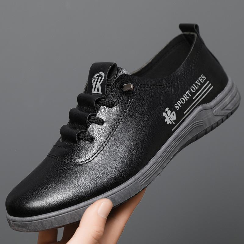 Simple Fashion Versatile Casual Shoes New British Style Non-slip Comfortable Shoes Soft Sole Outdoor Men's Shoes