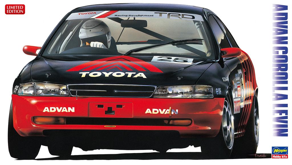 Hasegawa Advan Corolla Levin Plastic Model 20314 1/24