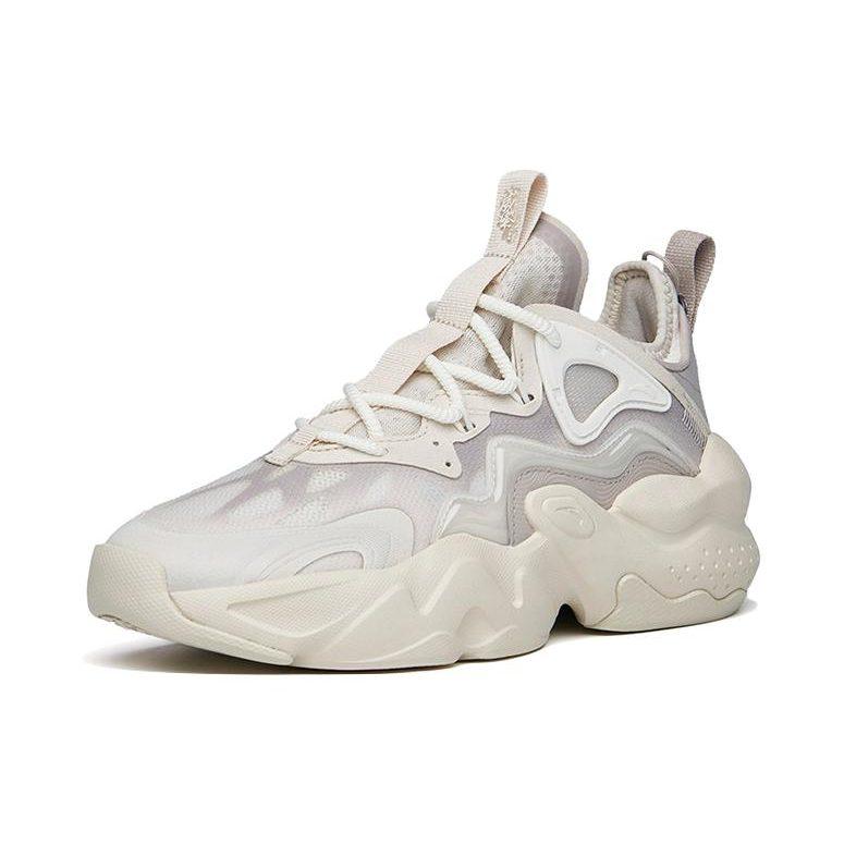 Anta Bastard Low top Skateboard Shoes Women's Gray White 122228080-3