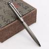 All-Black Engraved Office Metal Ballpoint Pen High-Quality Advertising Gift Pen Rotating Striped Kors Ballpoint Pen