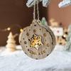 Xmas Ornament Glowing Pendant Hangging Christmas Tree Decorations  Home Decoration