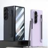 Multi Color Ultra-thin Matte Case For Samsung Galaxy Z Fold 7 6 5 4 Pen Slot with Touch Pen Tempered Film Shockproof Hard Cover