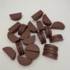 10Pcs Wooden Table Number Stands Decorative Semicircle Wood Note Memo Photo Holder For Postcard Picture Note Memo Sheet Display