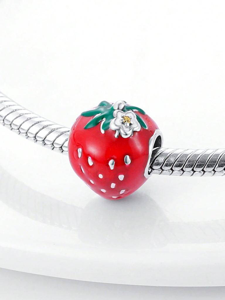 Avocado, Banana, Tomato Beads Charm Copper Plated Fit Charms Copperoriginal Bracelet For Jewelry Making Diy Charm