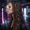 32 vnt. Dreadlock plaukų aksesuarai, Hip-hop stiliaus plaukų pakabukai, Žvaigždžių grandinėlės pakabukai, Plaukų karoliukai, Žiedeliai šukuosenoms, Kasdieniam naudojimui, Šventėms, vakarėliams