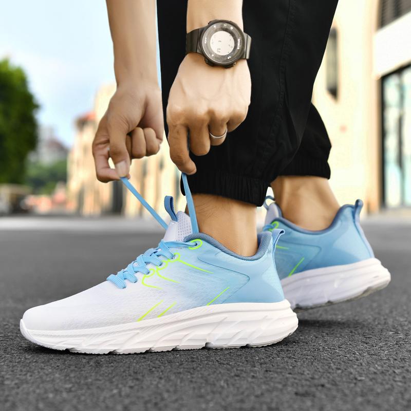 

Fashion Mens Running Shoes Luxury shoes Outdoor Sneakers Cushioning Breathable Mesh Off road Trainer Shoes Race Non Slip Fashion 39