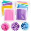 100 Stücke Wimpernreinigungsbürste Wimpernverlängerung Micro Wattestäbchen Individuelle Wimpern Microbrush Beauty Makeup Clean Remover Tools
