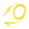   Clip Test  s Banana Plug Wire Cable Flexible for Electrical Testing J.70035‑1 4mm