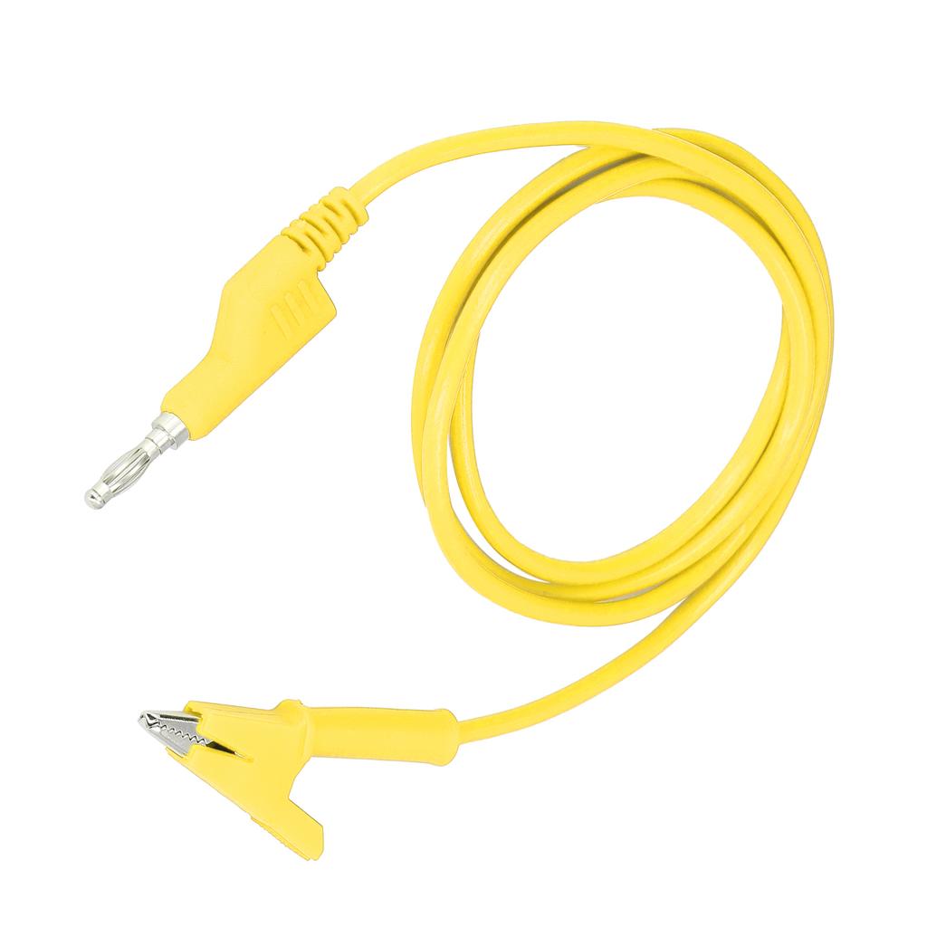   Clip Test  s Banana Plug Wire Cable Flexible for Electrical Testing J.70035‑1 4mm