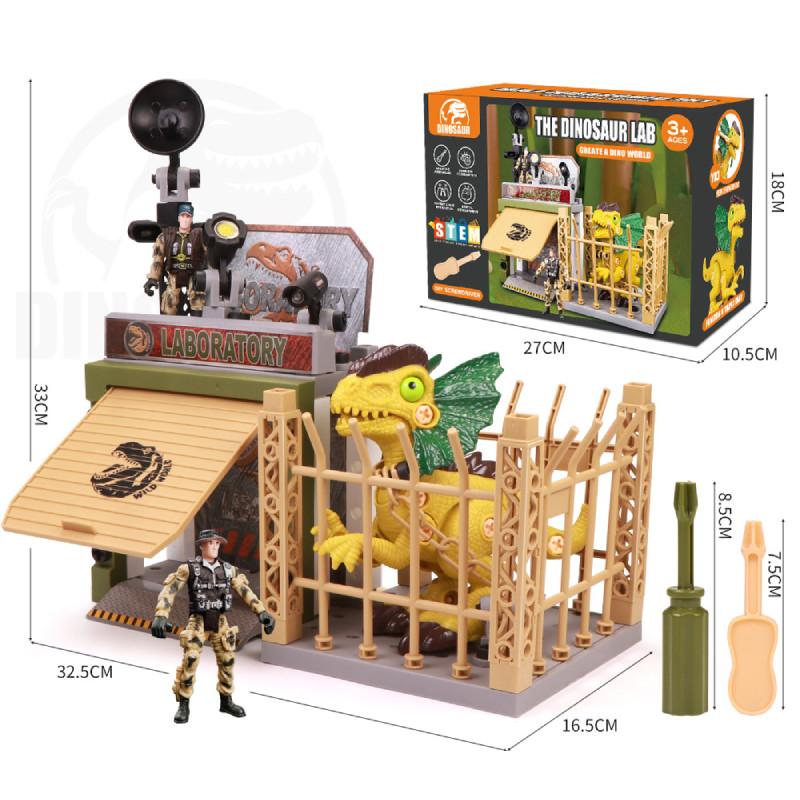 Engaging Battery Powered Dinosaur Model Toy For Children With Easy Diy Assembly